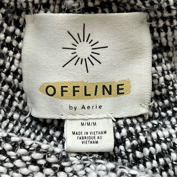 Offline by Aerie Women’s Snow Day Jogger Textured Knit Athleisure Medium Casual - Picture 9 of 12